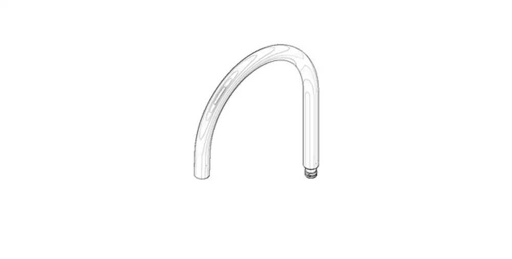 DORNBRACHT Auslauf ERSATZTEILE 90282204800 225 x 244 x 25 mm Platin gebürstet, 90282204800-06 Galeriebild 1